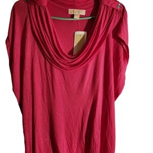 Michael Kors Pink Women's Soft Top Sz L